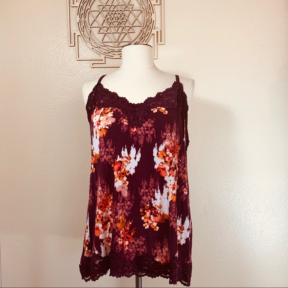 Lane Bryant Floral Lace Camisole